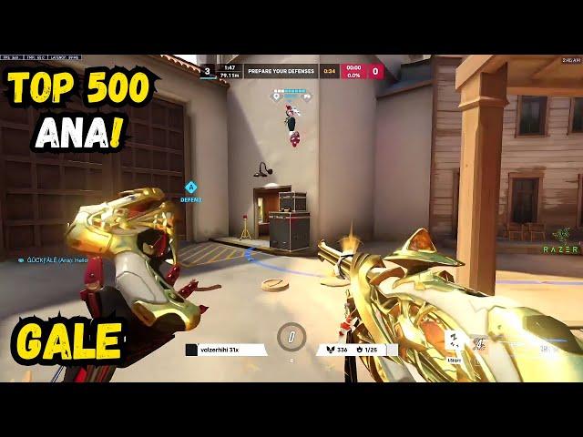 TOP 500 ANA! GALE - 71% ACCURACY! - HOLLYWOOD - OVERWATCH 2 SEASON 13