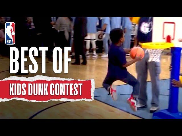 Best Of INCREDIBLE Kids Dunk Contest Moments