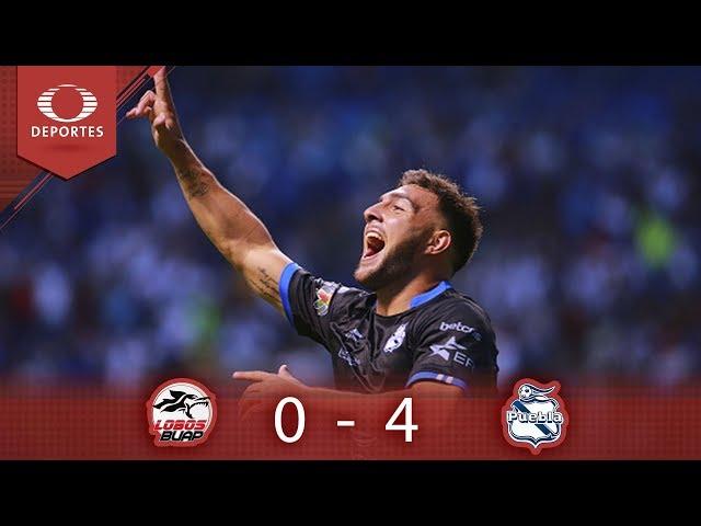 Resumen Lobos BUAP 0 - 4 Puebla | Clausura 2019 - Jornada 12 | Televisa Deportes*