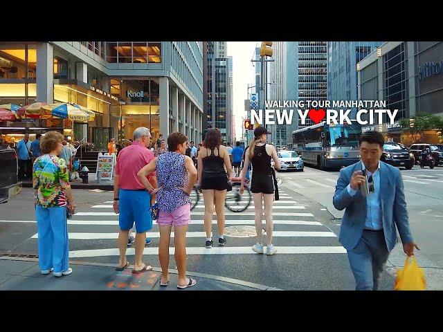 [Full] SUMMER TRAVEL IN NEW YORK CITY 2 - Walking Tour Manhattan NYC, USA, 4K