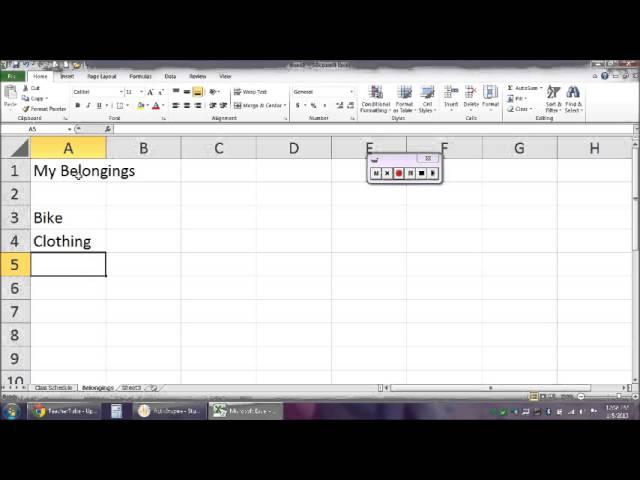 LO Enter data in Excel Independent Practice