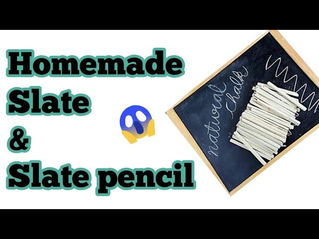 Homemade slate and slate pencil | DIY Slate | DIY Slate Pencil | How To Make Slate and Slate Bar