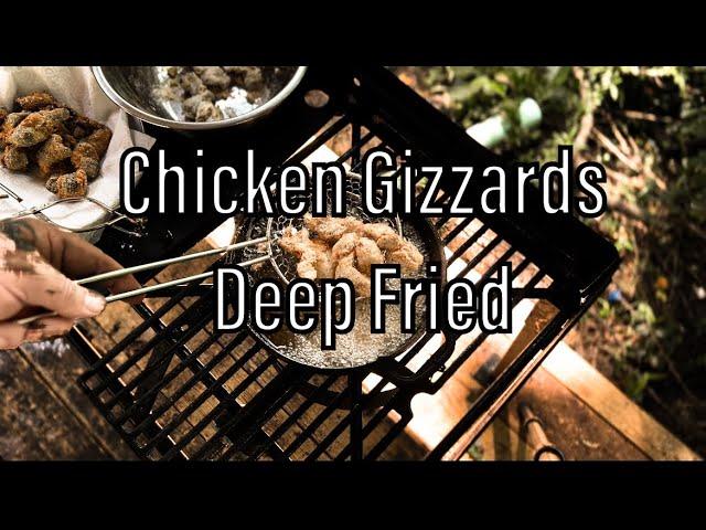 Chicken Gizzards Deep Fried