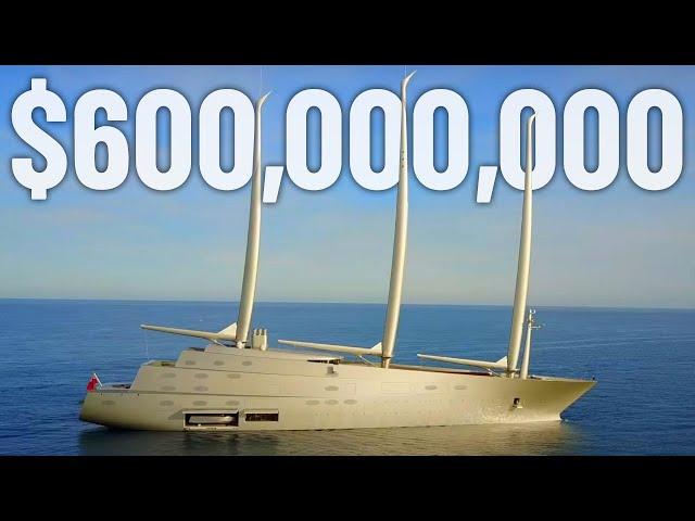 Inside A Billionaire's $600 Million Mega Yacht