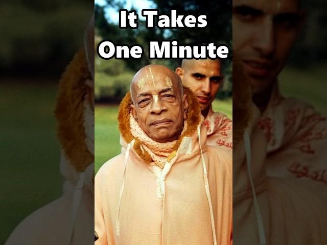 It Takes One Minute - Prabhupada 0154