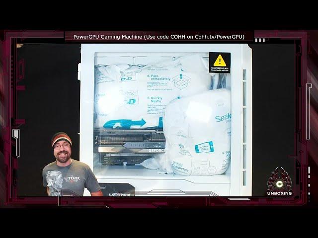 CohhCarnage Unboxing His PowerGPU Gaming Machine (And Announces His Partnership)! (Sponsored)