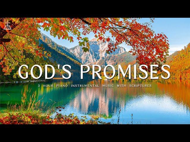 God's Promises: Piano Instrumental Music With Scriptures & Autumn Scene CHRISTIAN piano