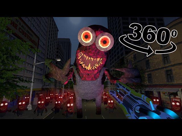 VR 360 Zombie Minion Attacked YOU || Giant Minion