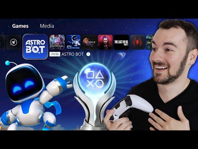 This Might Be My Favorite Platinum Trophy Ever (Astro Bot PS5 Playthrough)