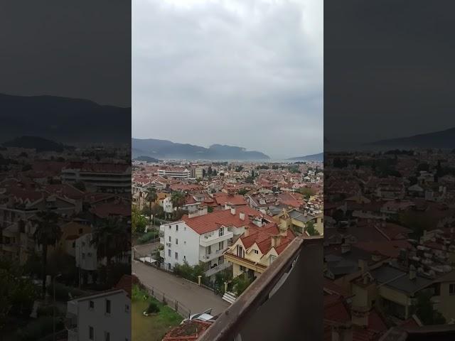 #marmaris.Rain in Marmaris.  Mountains soar.