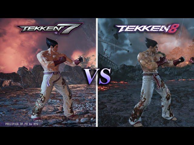 Modded Tekken 7 vs Tekken 8 Comparison