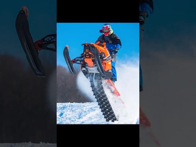 Good way to inspect the track  #polaris #rmk #800 #155 #snowmobile #jump
