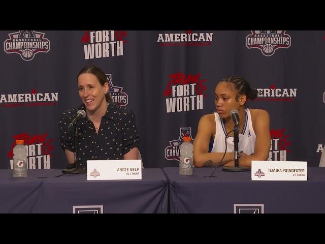 American Women's Basketball Championship Game 7 Press Conference - Tulsa