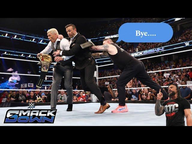 Kevin Owens Brutal Attack Cody Rhodes on SmackDown 2025 - WWE Friday Night SmackDown 2025 Highlights