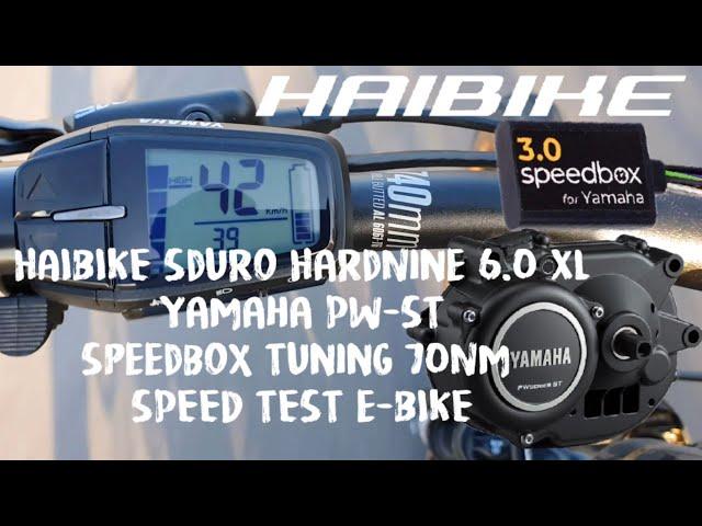 Speedbox Tuning SPEED TEST e-BIKE by HAIBIKE Sduro HardNine 6.0 XL 2020 Yamaha PW-ST 70Nm