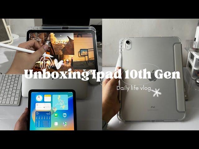 Unboxing my Ipad 10th Gen - Silver