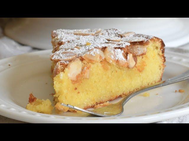 Soft, moist, easy to make AND gluten-free Italian almond and orange cake 