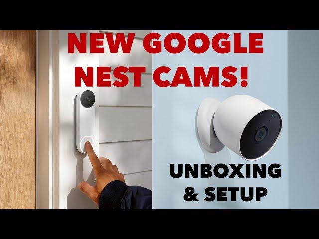 New Nest Cam Battery & Nest Doorbell Battery Unboxing & Setup