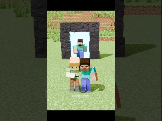 Minecraft Herobrine VS Roblox Herobrine  | Minecraft Animation