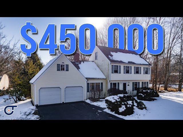 INSIDE a Cozy $450,000 Colonial in Guilford, CT!