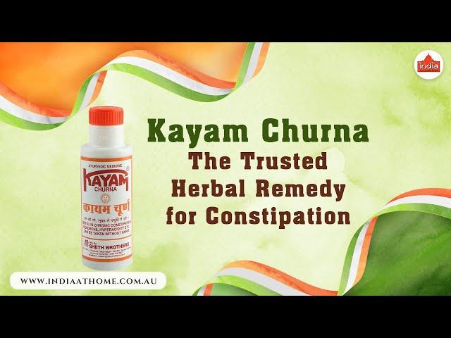 Kayam Churna The Trusted Herbal Remedy for Constipation | India At Home