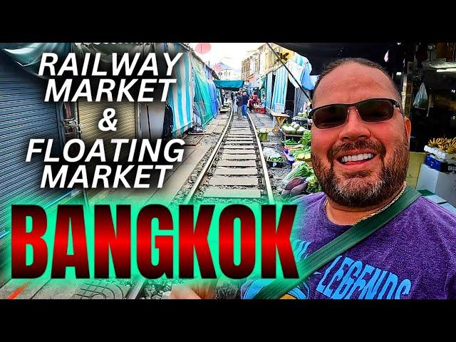 Bangkok's Railway Market & Floating Market