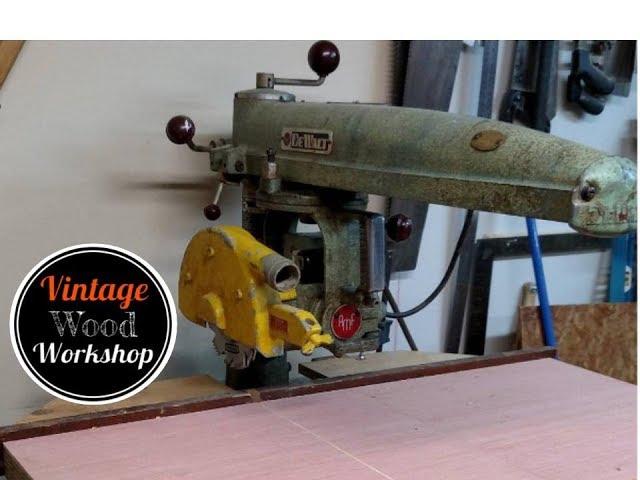 1956 DeWalt Radial Arm Saw- Vintage Wood Workshop