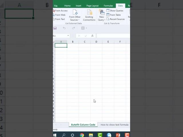 Autofit Column width without keyboard shortcuts in #excel