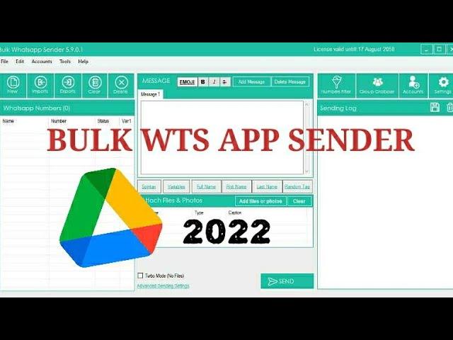 FREE BULK WHAT'S APP SENDER #SOFTWARE FREE DOWNLOAD #V7 #2022 || VK PROPERTIES ||