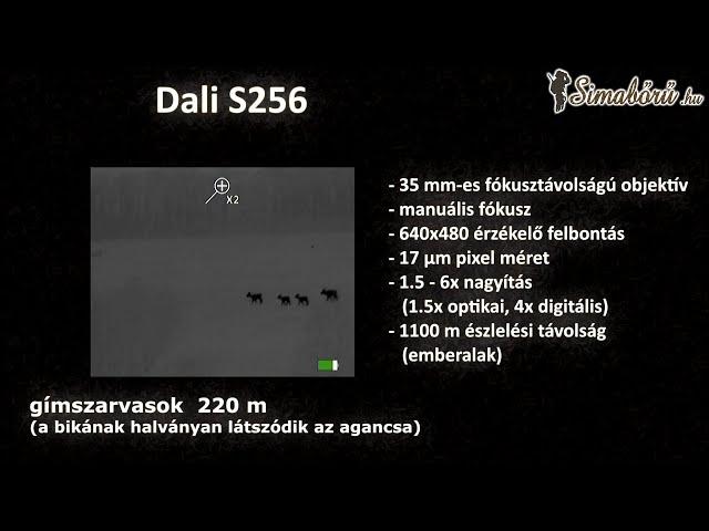 Dali S256 hőkamera