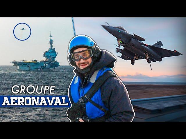 PORTE-AVIONS: Immersion au sein du GROUPE AÉRONAVAL !!