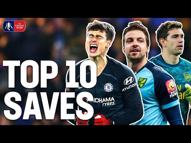 TOP 10 SAVES FROM 2019/20 SEASON  Kepa, Krul, Martinez | Emirates FA Cup 19/20