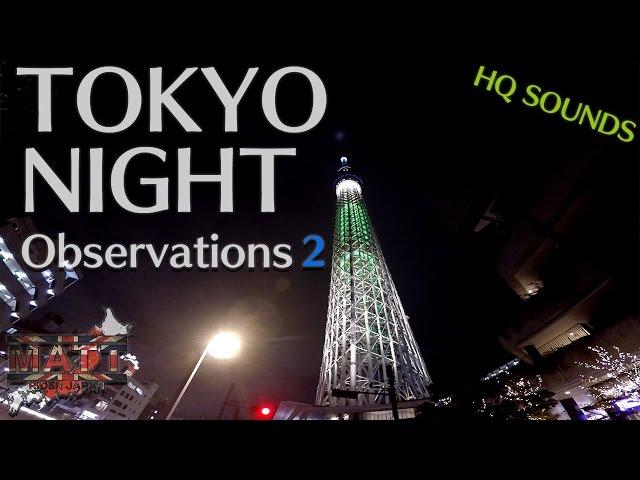 TOKYO NIGHT OBSERVATIONS 2 | HQ Sound | Daytona675【Motovlog】