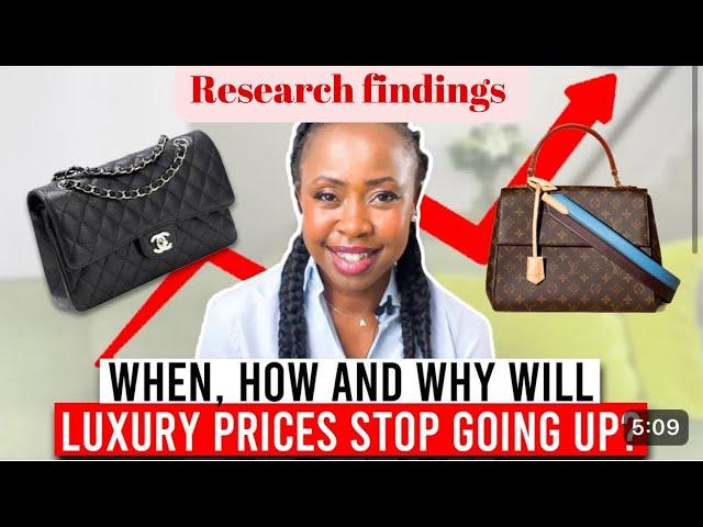 The future of luxury pricing | What should brands do when putting up their prices | Anesu Sagonda