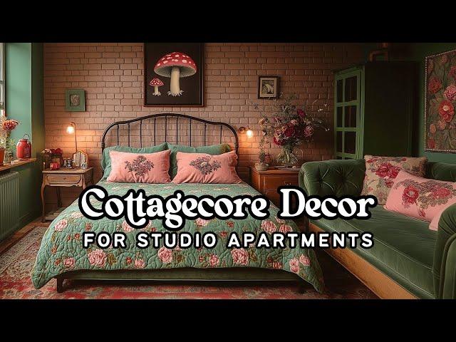 Studio Apartments & Cottagecore: How I’d Decorate a 333 sq ft Studio with a Cottagecore Aesthetic