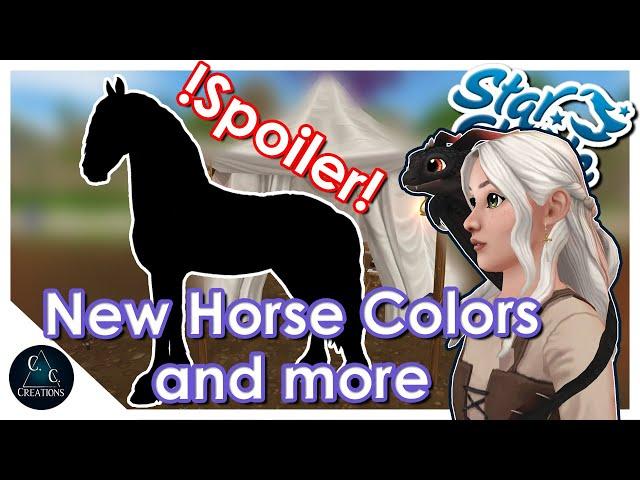 SSO - !SPOILER! - 4 New Horse Colours, Medieval Event and First Halloween Sets