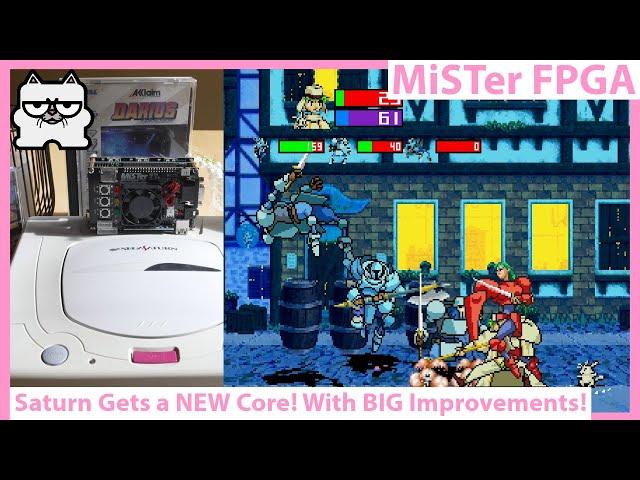 MiSTer FPGA Sega Saturn Gets a NEW Core! New Games Working and BIG Improvements!