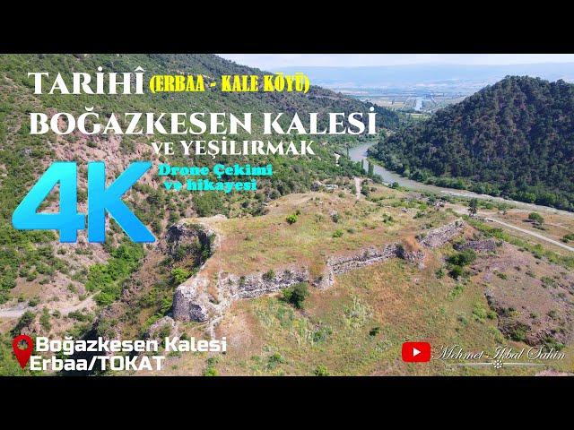 Tarihî Boğazkesen Kalesi - Eski Kale Köyü / Erbaa / TOKAT - 4K Drone Çekimi - 1 / 21.6.22