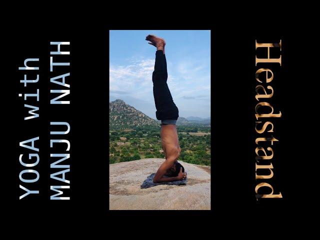 Headstand / Sirsasana |Yoga with Manju Nath #shorts