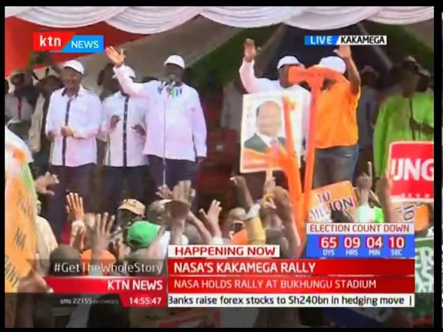 Governor Hassan Joho's entrance disrupts Raila Odinga's speech as audience shift attention