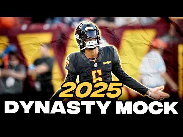 A 2025 Dynasty Football Start-Up Mock Draft (+ Team Reviews)