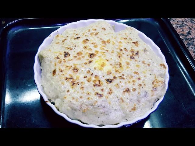 Gratin crêpe كراتان كريب محشي