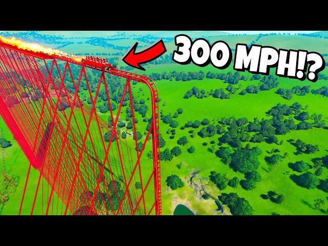 Exploiting physics to create the FASTEST roller coaster in Planet Coaster 2!