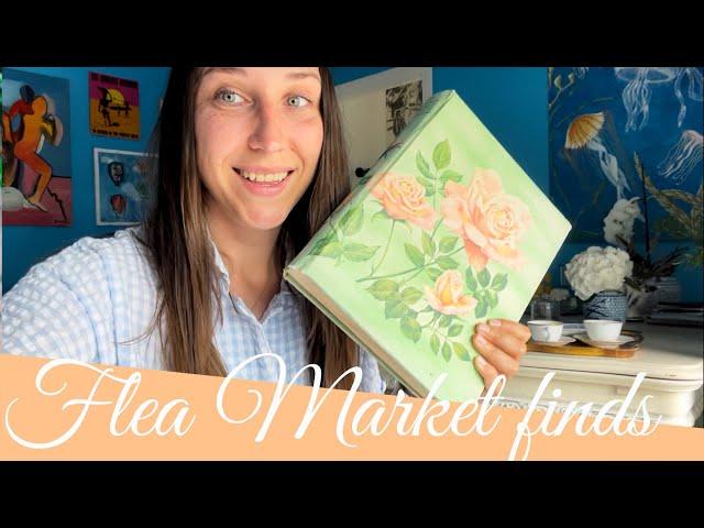 DREAMING OF A CHATEAU DIARIES 38\Flea market finds and a mystery book