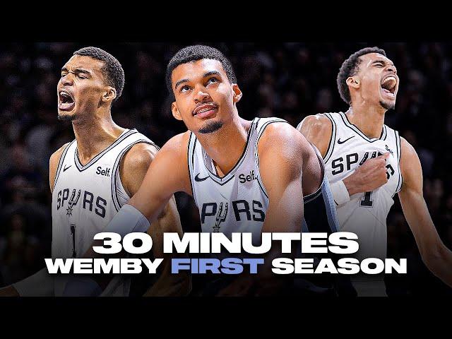 30 Minutes of Wembanyama INSANE Highlights in his First NBA Season 