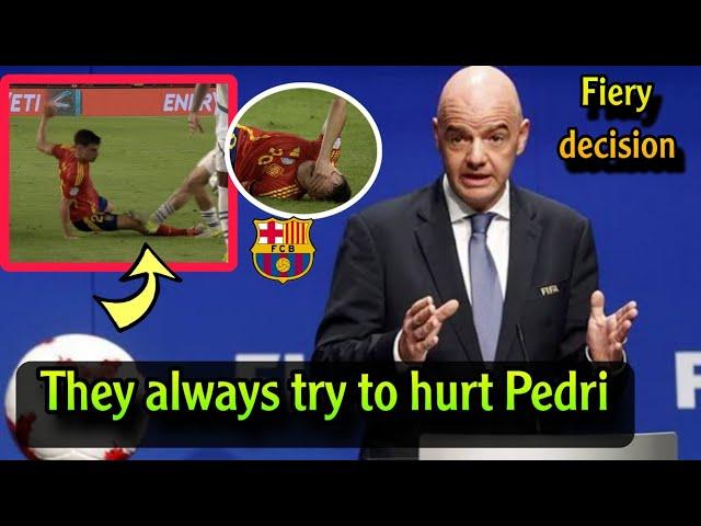 Urgent decision from FIFA President after Swiss player Ali Pedri's intervention with Spain!