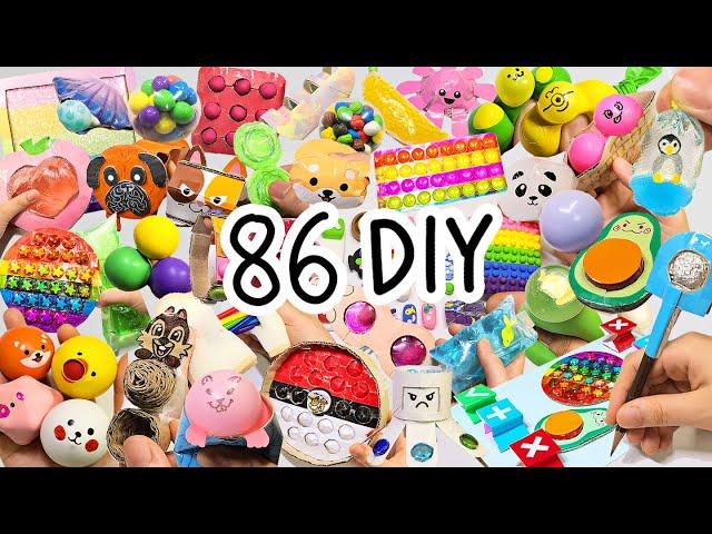 86 EASY CRAFT IDEAS |  DIY Fidget Toys Collections | 86 DIY Fidget Toys