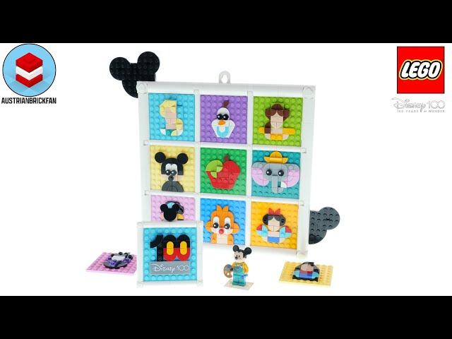 LEGO Disney 43221 100 Years of Disney Animation Icons - LEGO Speed Build Review