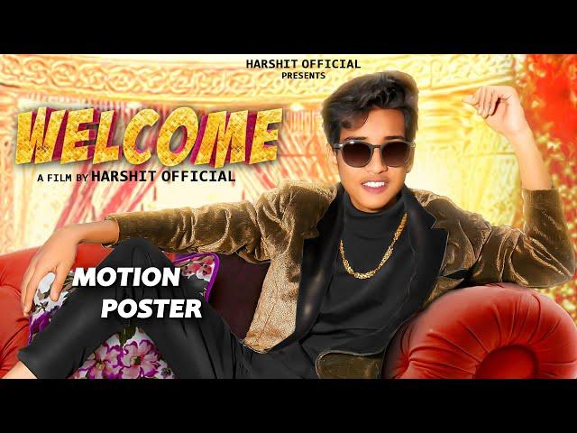 GULZAAR CHHANIWALA - WELCOME ( Motion Poster ) || HARSHIT OFFICIAL || LATEST HARYANAVI SONG 2021