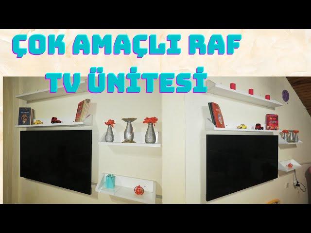 Çok Amaçlı Raf Yapımı Tv Ünitesi